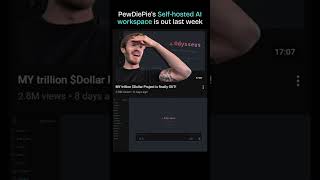 😲😲 PewDiePie Self hosted AI workspace was released last week #coding #ai #pewdiepie #workspace