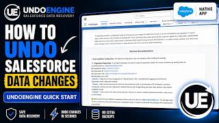 How to Undo Salesforce Data Changes | UndoEngine Quick Start