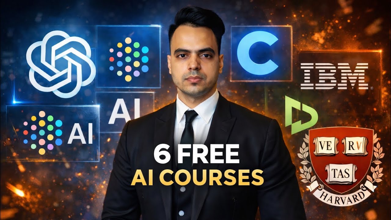 6 Free AI Courses That Will Change Your Career | AI