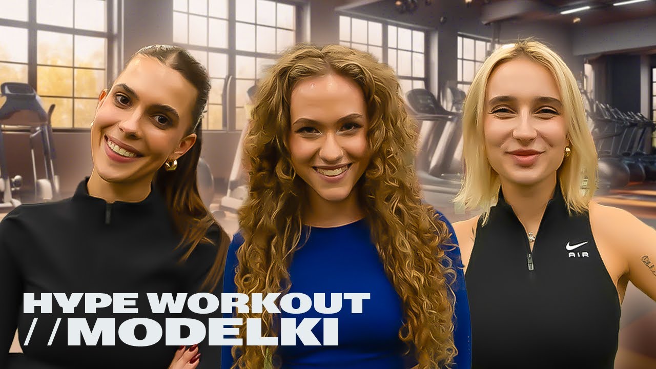 MODELKI | Wyciskanie na ławie i przysiady | Opinia o Fagacie | Jak powstał zespół? HYPE WORKOUT 05