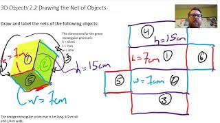 Grade 8 3D Objects 3 Nets of Rectangular Prisms 2