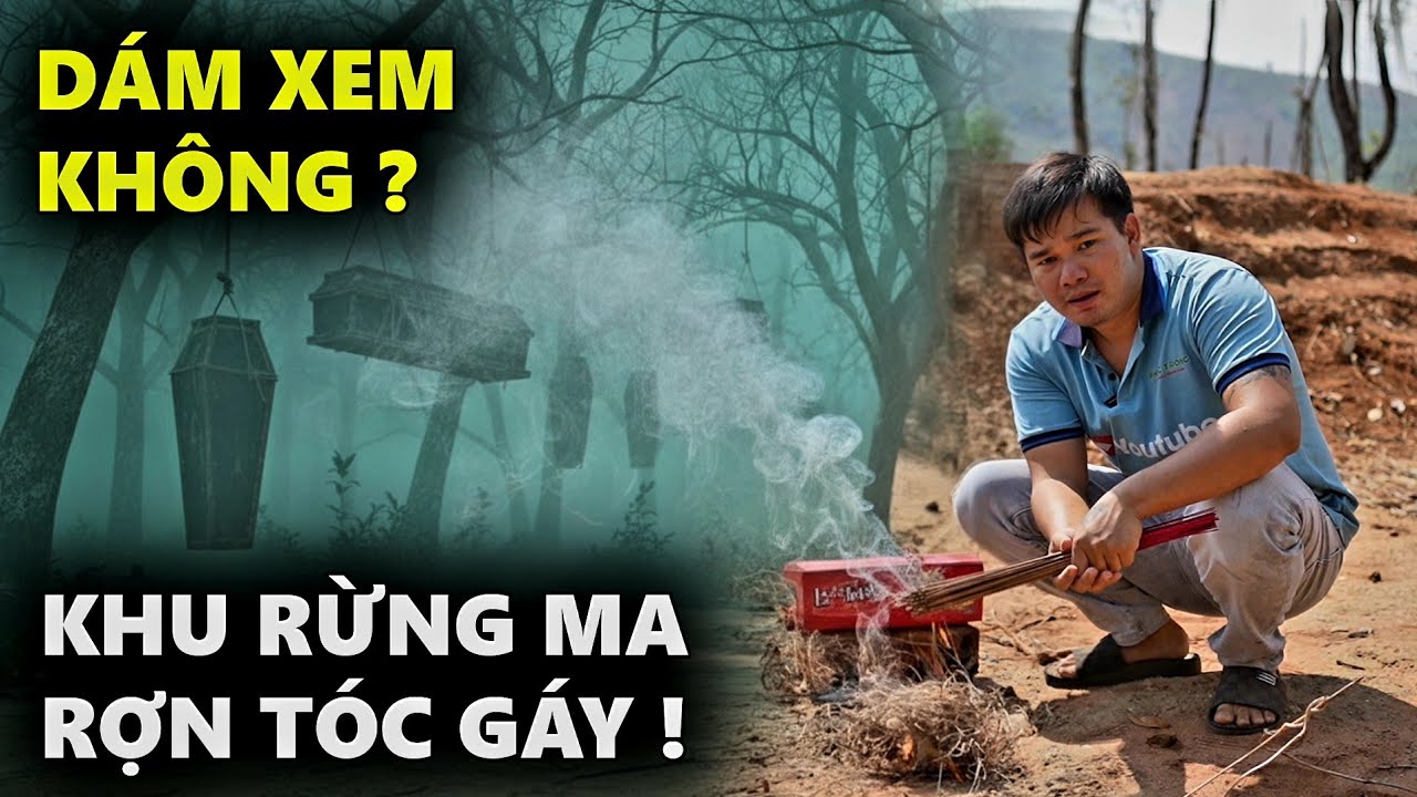 Rợn tóc gáy lạc vào Khu Rừng M.a những ngôi m.ộ treo lơ lửng giữa rừng