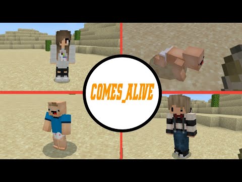 MOD COMES ALIVE||MCPE 1.14+