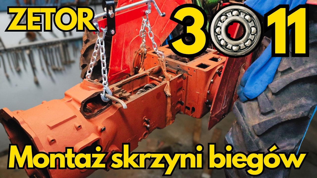 Montaż SKRZYNI BIEGÓW | ZETOR 3011 Major | Poradnik warsztatowy