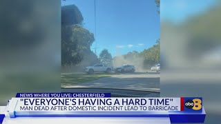 Eyewitness recounts Chesterfield police chase that ended in deadly barricade situation