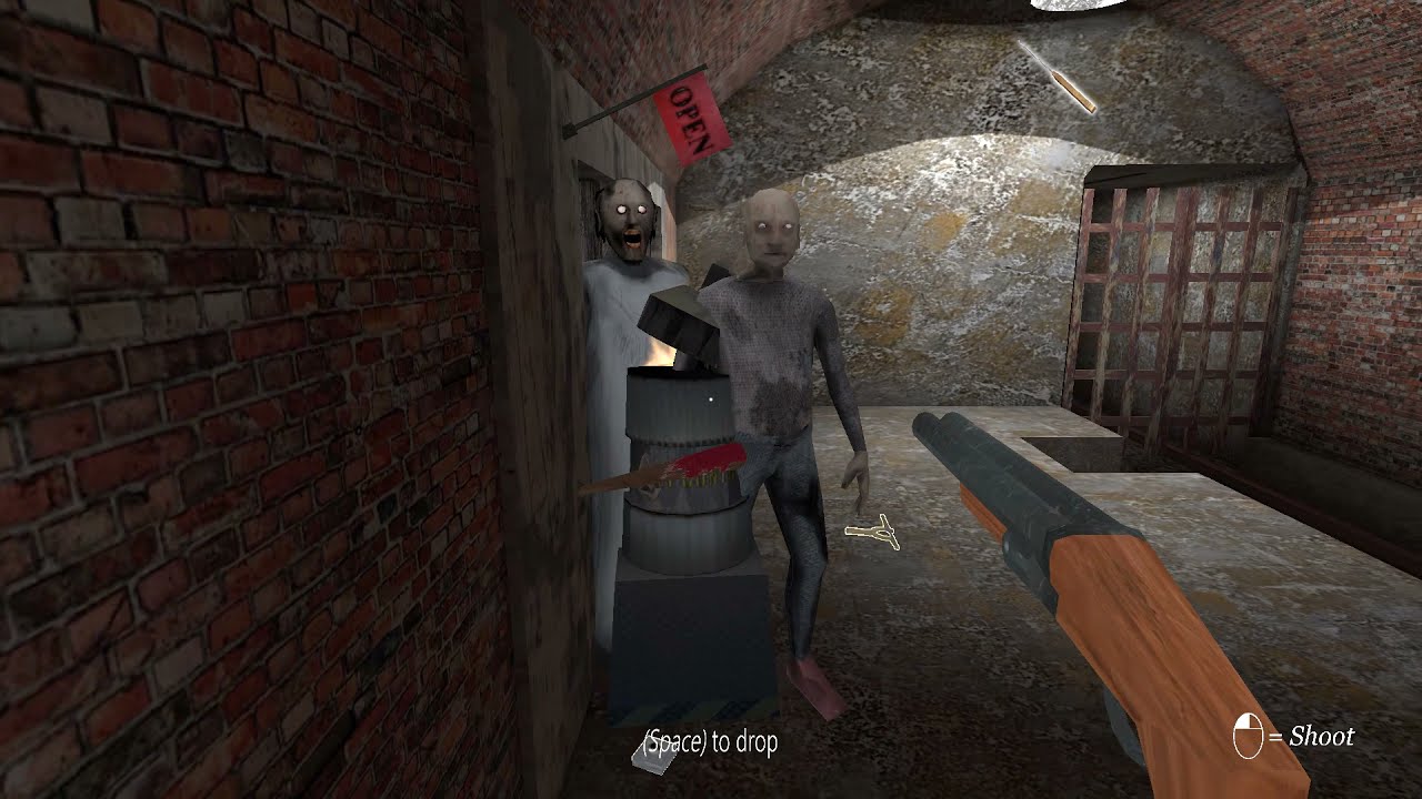 Experiment: закрыть Бабку и Деда в магазинчике // Granny 3