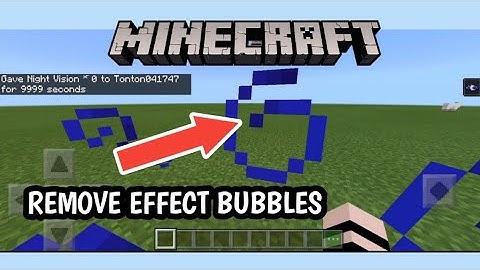 How to Remove Effect Bubbles in Minecraft Bedrock ( Works with Any Version of Minecraft )