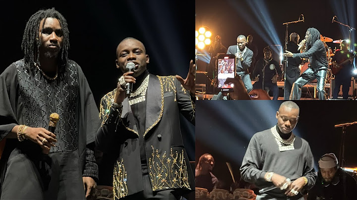 Oh duo explosif de sidiki diabaté et wally seck à adidas arena "wally il est temp d’aller à Bercy