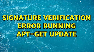 Ubuntu: Signature verification error running apt-get update