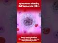 Symptoms of Hairy Cell Leukemia by Dr. Suraj Chiraniya #leukemia #bloodcancer #cancer #hematologist