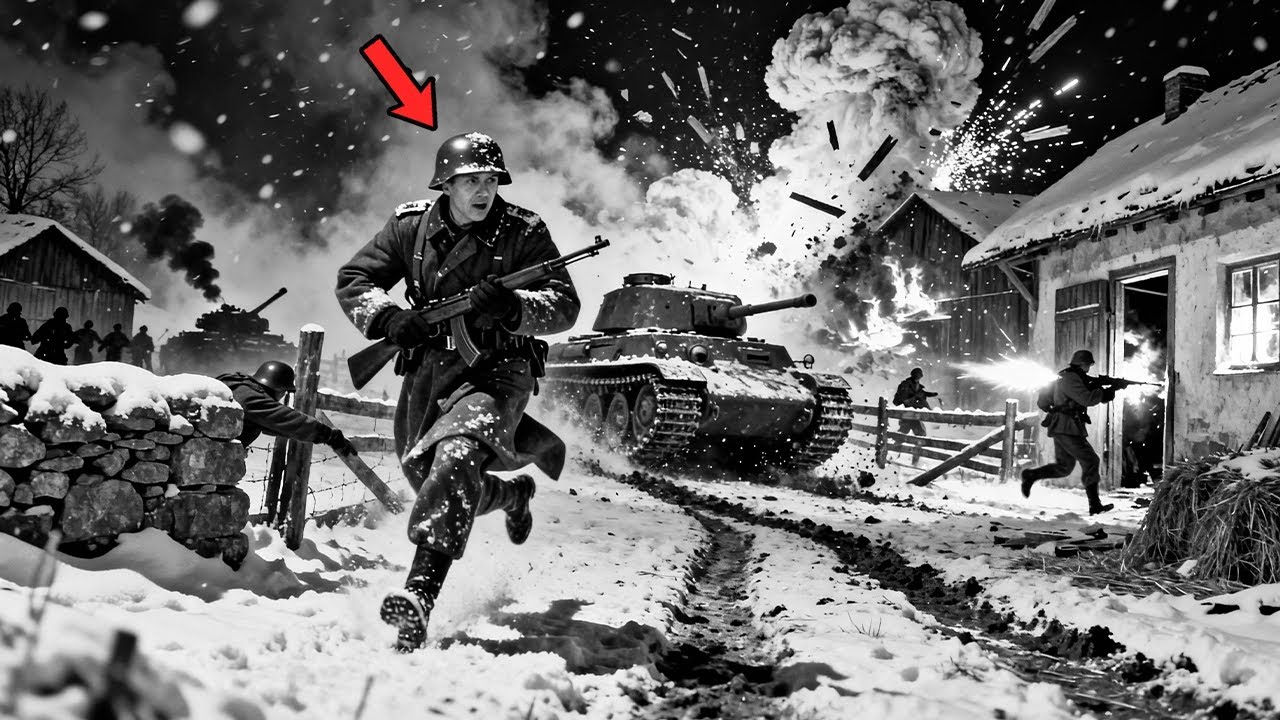 Wehrmacht převzal kontrolu nad vesnicí — v noci se změnila v past bez úniku