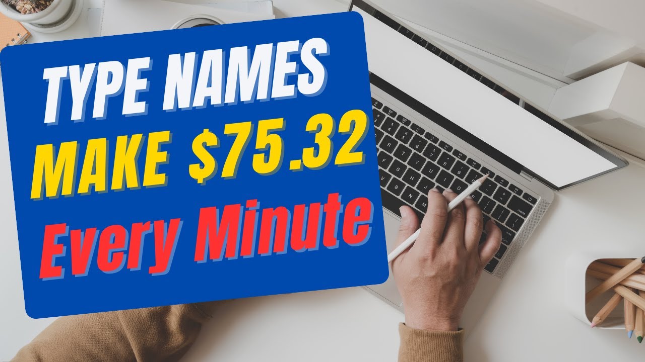 Type Names And Make $75.32 |Every Minute  EASY & FAST |Make Money Online|howto00111