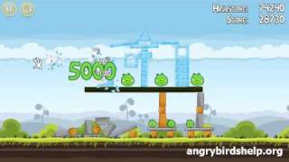 Angry Birds Level 4-14 - 3 Star Walkthrough