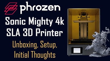 SLA-ying it! Phrozen Sonic Mighty 4k 3D Printer is here!