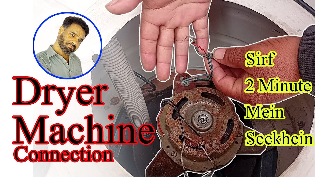 Spinner Motor Capacitor Connection and Timer Wiring | نیشنل سپینر مشین کپیسٹر وائرنگ |ImranElectric