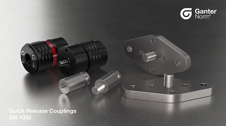 Quick Release Couplings GN 1050 – Efficient, Tool-Free Positioning and Connection of Components