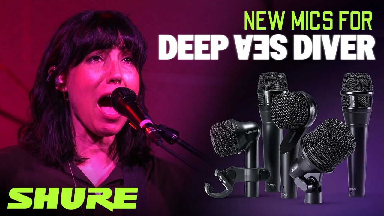 Guarda Shure Nexadyne Mics on Tour with Deep Sea Diver su YouTube Guarda Shure Nexadyne Mics on Tour with Deep Sea Diver su YouTube
