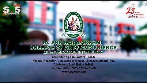 Find your Dream | Dr. SNS Rajalakshmi College of Arts and Science | SNS Institutions