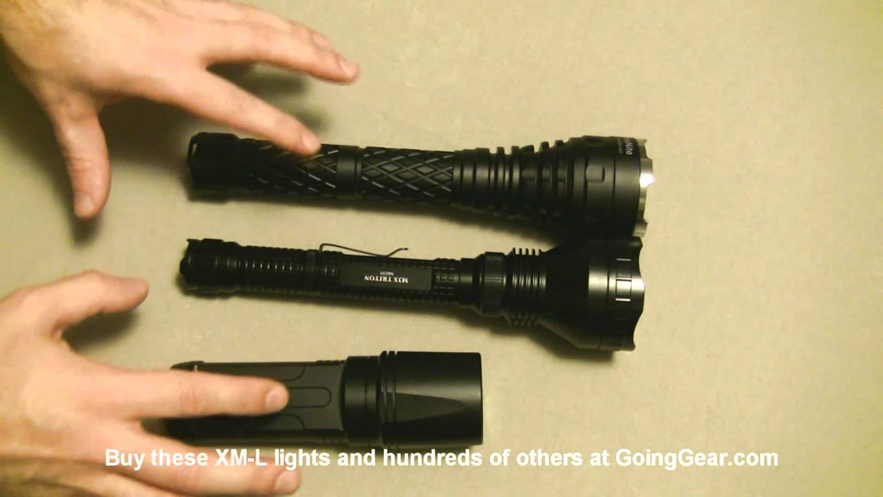 CREE XM-L Thrower Flashlight Showdown