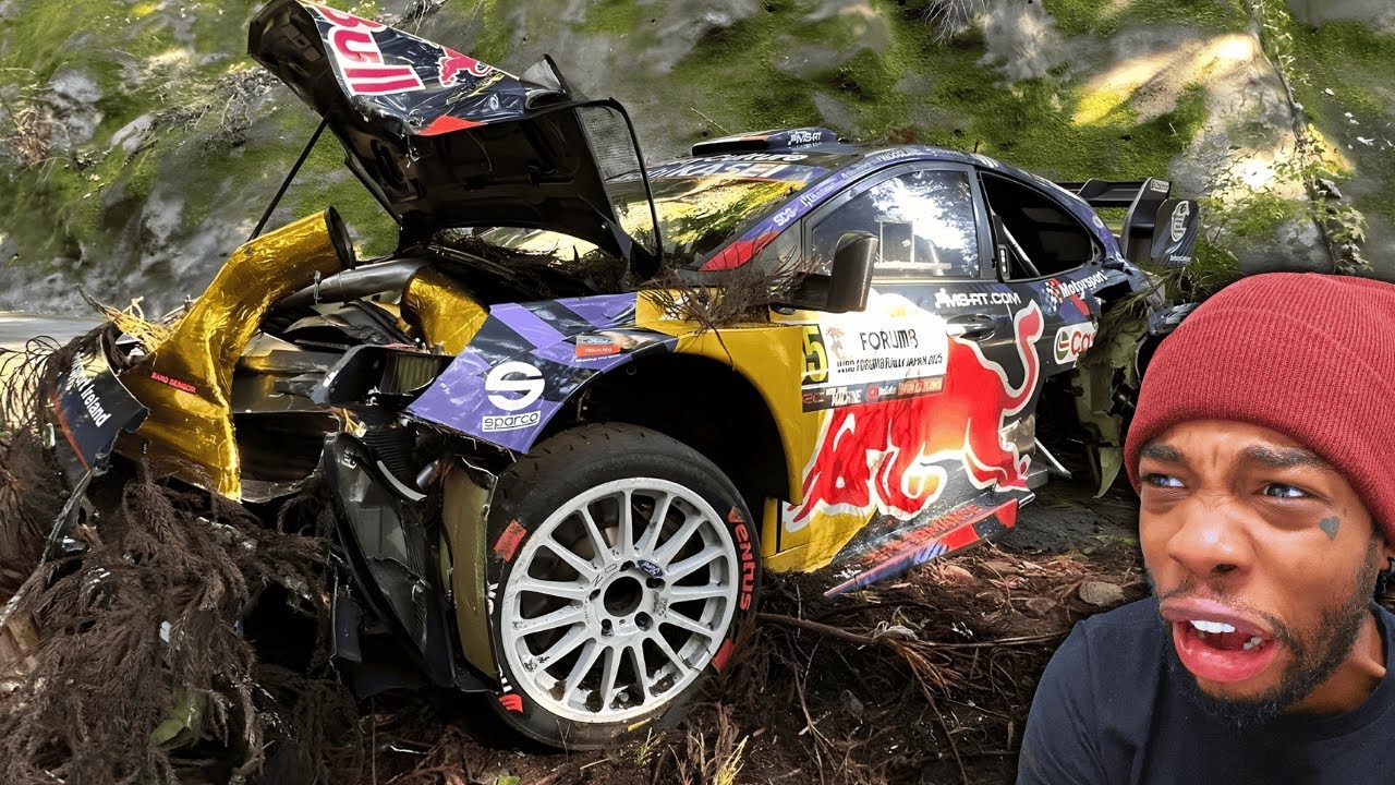 Американец впервые увидел все основные аварии сезона WRC 2025 года 🤯🫨