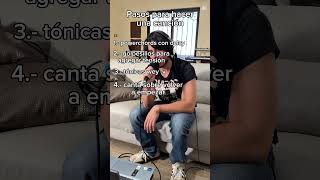 Pasos para hacer una canción #fyp #guitar #tutorial #bass #espejosrotos