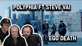 Polyphia - Ego Death feat. Steve Vai REACTION | OFFICE BLOKES REACT!!