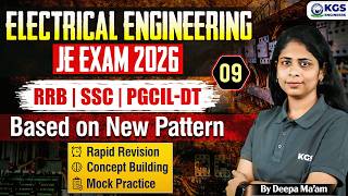 RRB SSC PGCIL-DT JE Exam 2026 | Electrical Engineering | By Deepa Ma'am | KGS Engineers AE JE