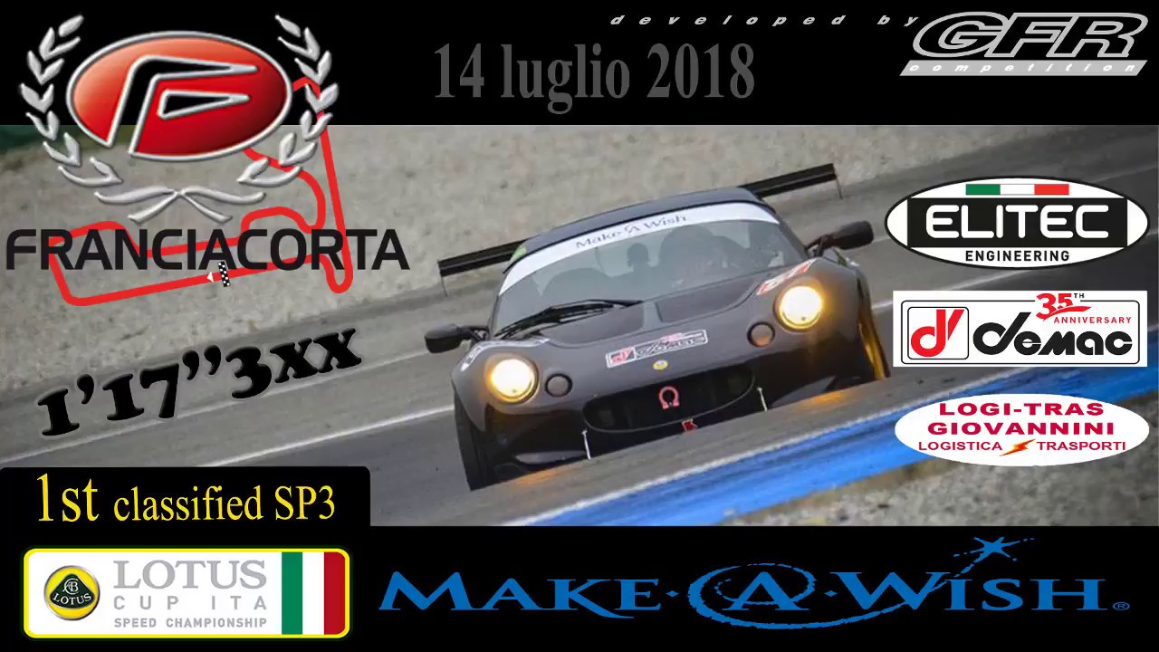 Lotus Elise S1 Franciacorta 14-07-2018 Lotus Speedchampionship Best Lap