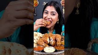 asmr eating chicken charga thaal #asmr #korean #asmrsounds #special #biryani #challenge