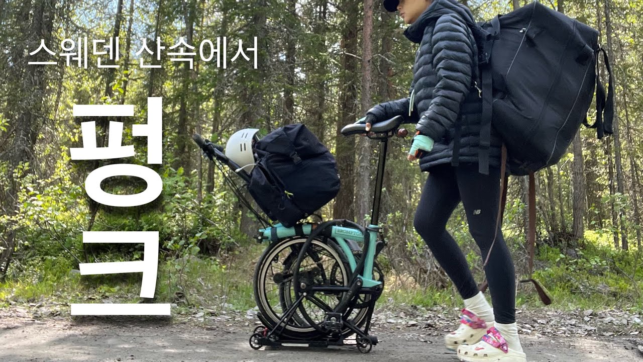 브롬톤 펑크 못 고치고 스웨덴 산속에서 10km 행군한 썰 푼다...+스웨덴 천사들