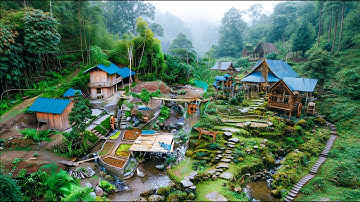 REWIND TIMELAPSE: 180 Days Of Cleaning And Building A New Farm Deep In The Forest | Full Video