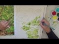 How To Paint Leaves On Trees In Watercolour