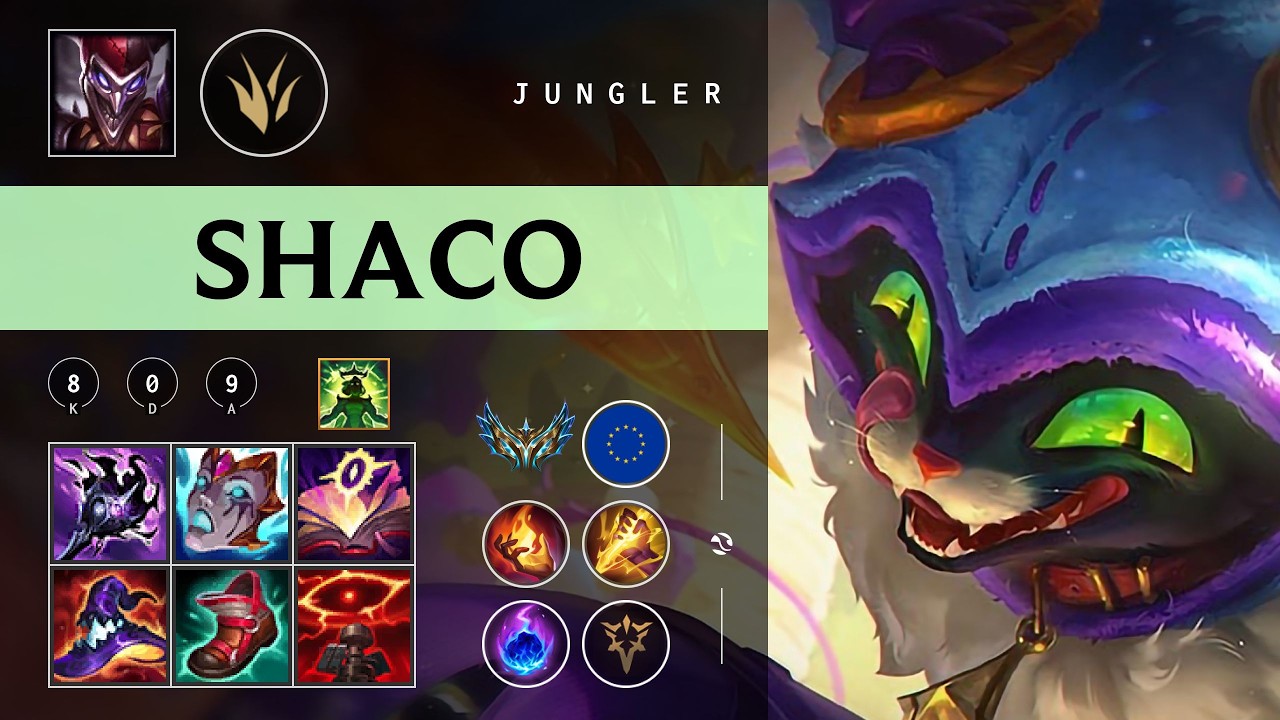 Shaco Jungle vs Taliyah - EUW Challenger Patch 26.05