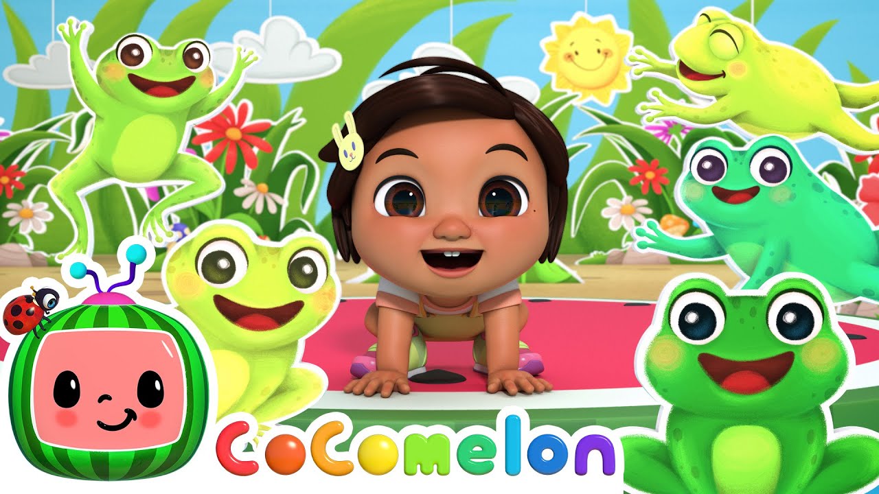 5 Speckled Frogs Dance Party Nursery Rhymes & Kids Songs