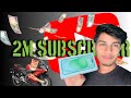2 million subscribers, congratulations 🥳 and YouTube studio tour 😍￼ ￼