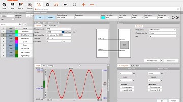 Chanel setup dialog in DewesoftX software