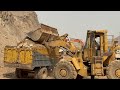 Powerful Loader Loading Dumper with Heavy Stones | Real Quarry Work | Heavy Machinery Action