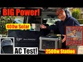 GEAR REVIEW ALLPOWERS R2500 + 400w Solar Panel Combo.  BIG POWER! Enough for AC?