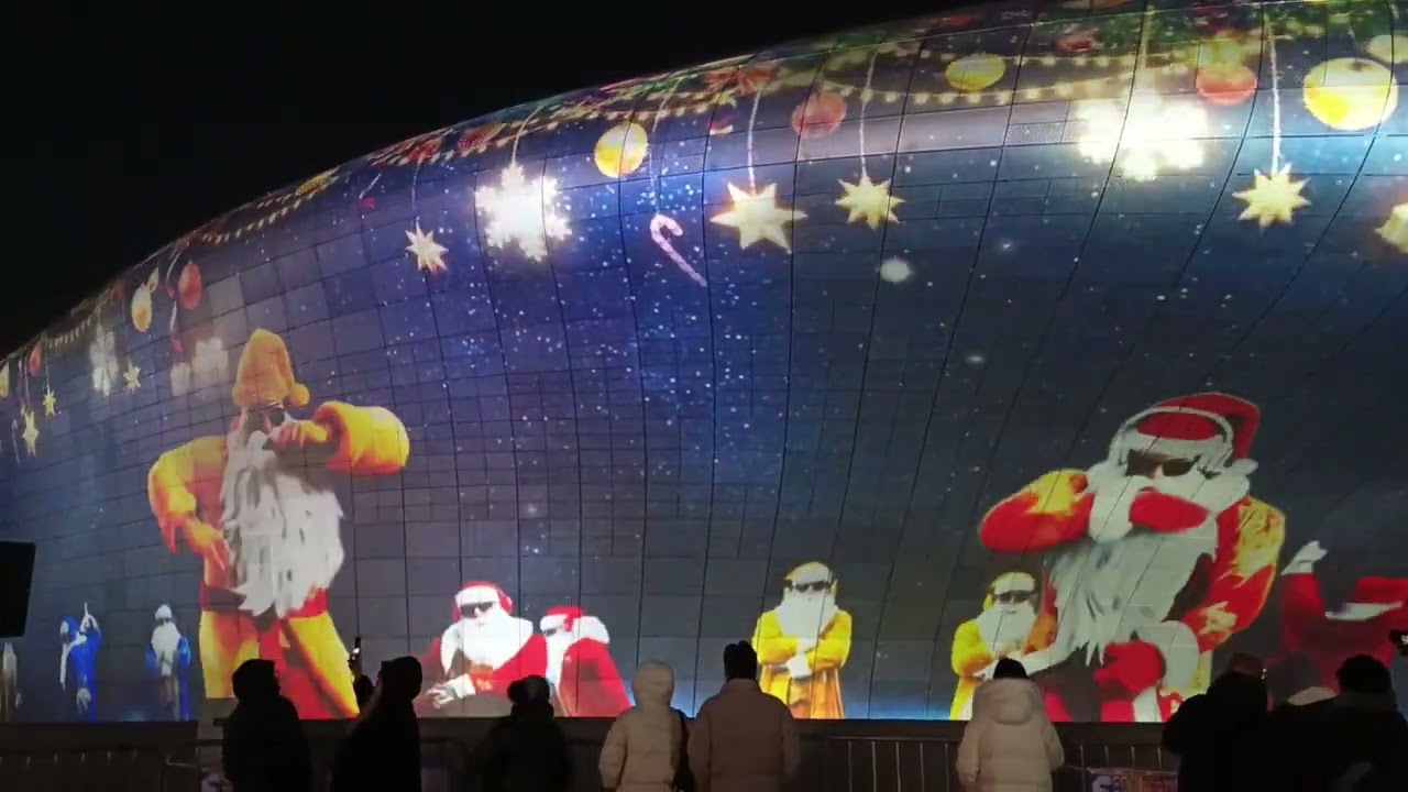 Световое шоу в Сеуле 2026 😋😜✌️