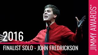 2016 Jimmy Awards Finalist John Frederickson
