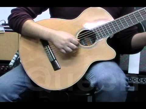 GUITARRA ELECTROACÚSTICA ZARAGOZA FLAT C551 QUEEN INSTRUMENTOS - YouTube