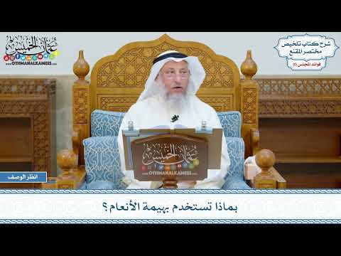 1822 - بماذا تستخدم بهيمة الأنعام؟ - عثمان الخميس