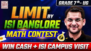 LIMIT by ISI Bangalore | Math Contest for Grade 7–UG Students | Win Cash & Campus Visit | VOS