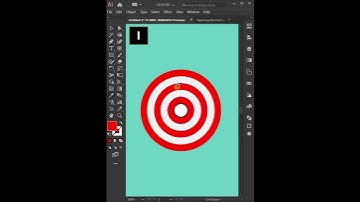 How to draw target icon in adobe illustrator