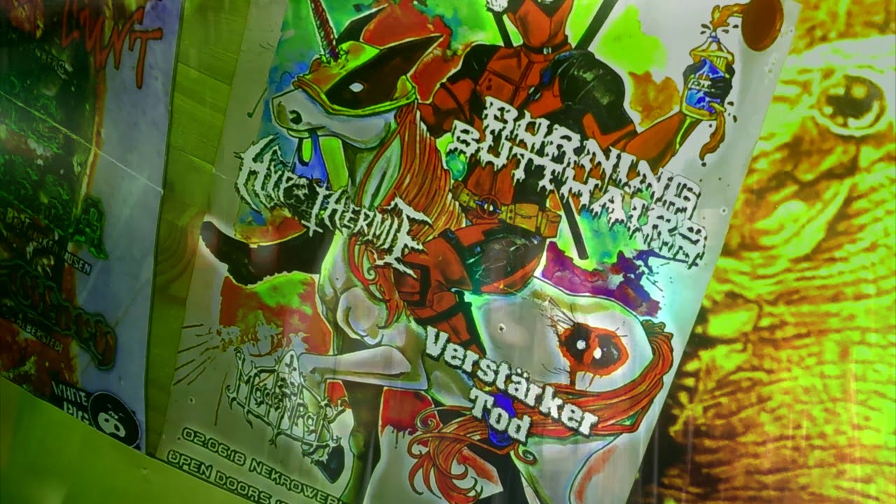 Ich als Gastgitarrist bei Verstärkertod @ Nekrowerk Nordhausen. (02.06.2018)