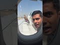 Bird‑watch selfie on a plane wing—8 seconds of runway magic! #Shorts