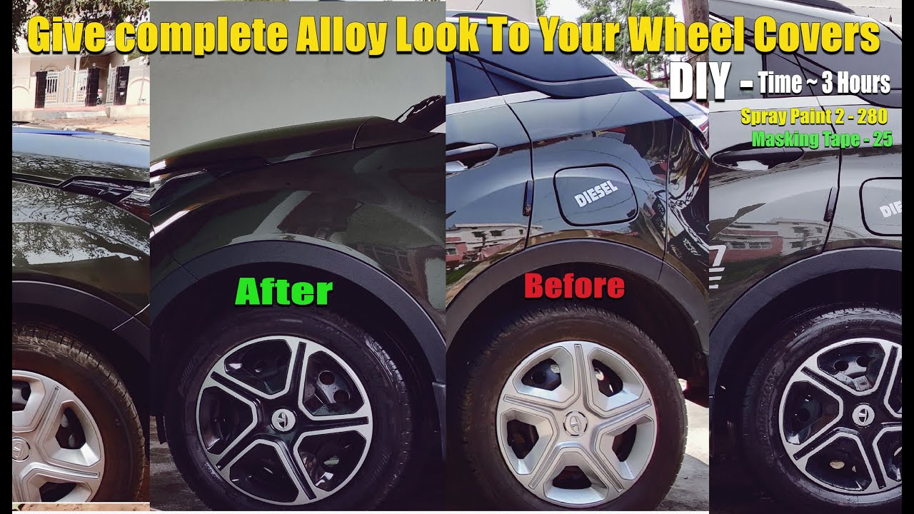 Tata Nexon, Turn Your Dull Wheel Cover To Alloy Look