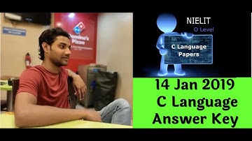 C Programming O level January 2019 M3-R4 C programming paper solution jan 2019 in Hindi #MrIndia_CC