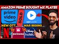 Amazon Prime Bought Mx Player | New OTT War Begins | HBO Max Jiocinema | Disney+ Hotstar | Netflix