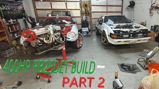 RB25 BUILD PART 2: timing belt, water pump